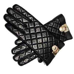 Michael Kors Leather Winter Gloves